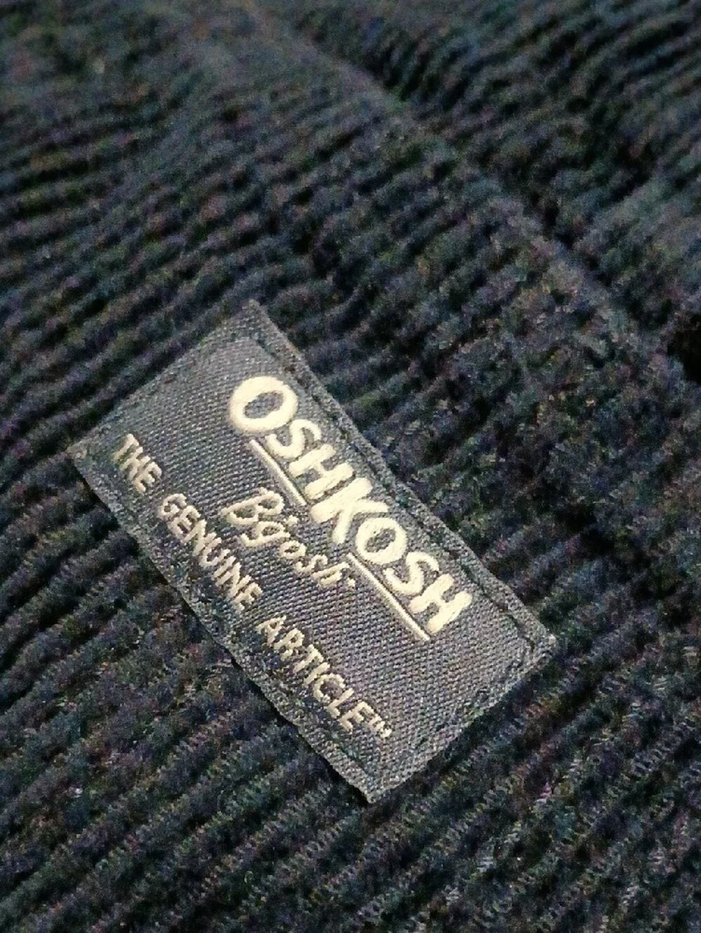 OshKosh B'gosh Navy Corduroy Kids Overalls 5t